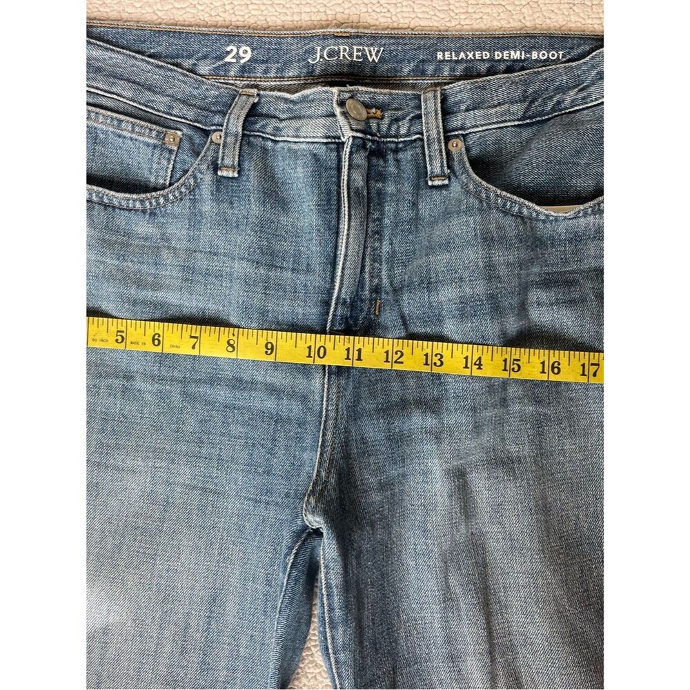 J. Crew Relaxed Demi Boot Jeans Womens 29 - Picture 6 of 8
